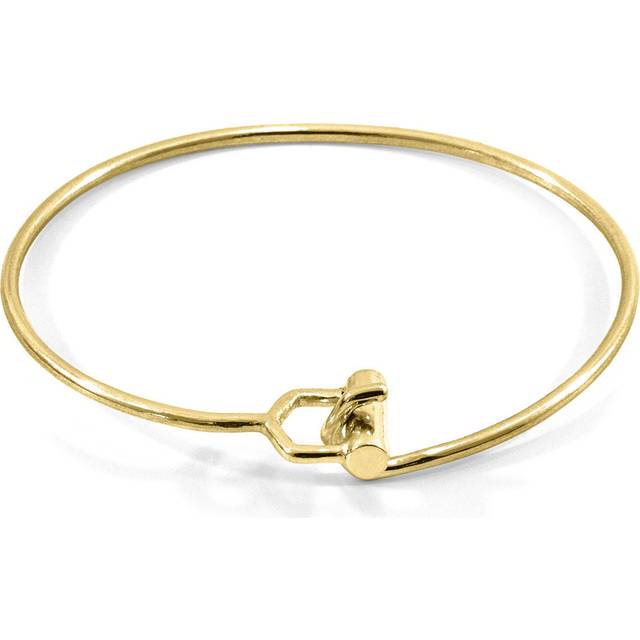Hardy Buckle Midi Geometric 9ct Yellow Gold Bangle
