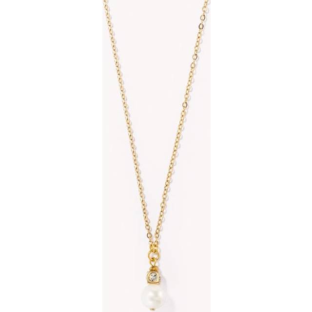 COEUR DE LION Halskette Solitaire Süßwasserperle gold