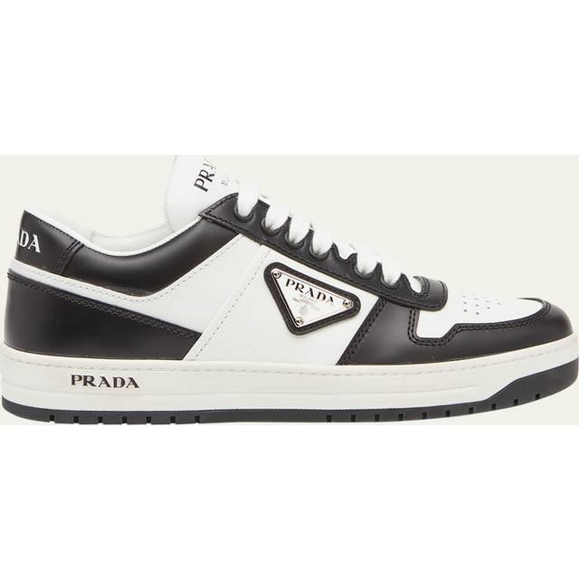 Prada Logo leather sneakers