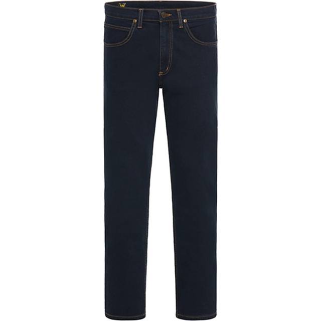 Lee herr Jeans Brooklyn Rak, blå svart, 31W / 32L