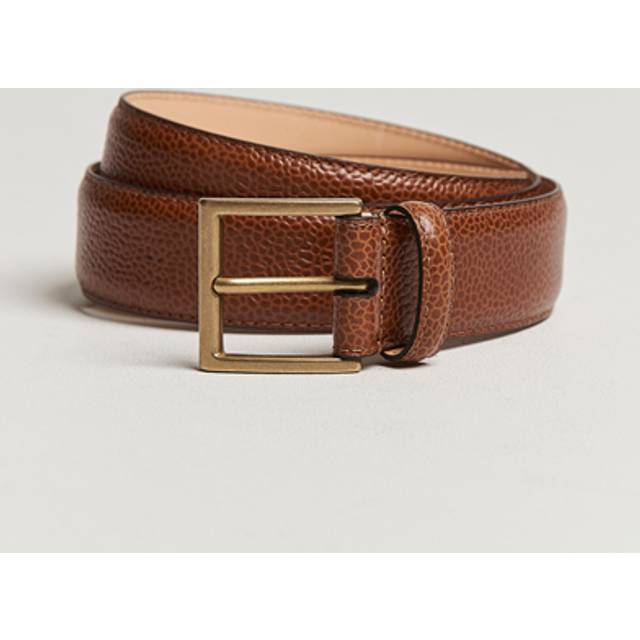 Crockett & Jones Belt 3,5 cm Tan Grained Calf