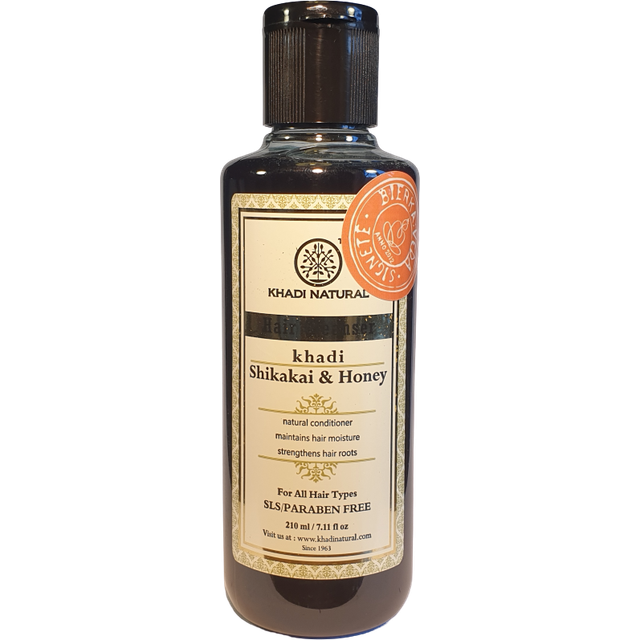Khadi Natural Herbal Shampoo Shikakai & Honey 210 ml