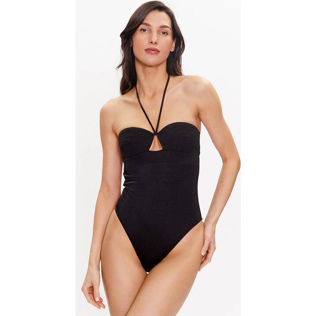 Halter Neck Swimsuit - Structured