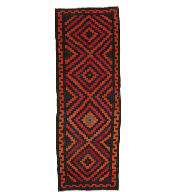 Afghan Vintage Kelim Matta 141x400