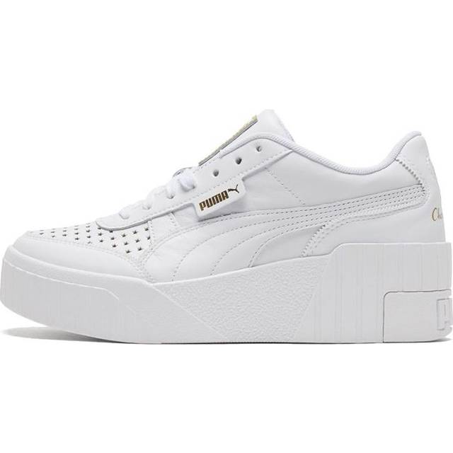 (WMNS) PUMA Charlotte Olympia x Cali Wedge 'Golden Stars' 374337-01 - White - 6.5
