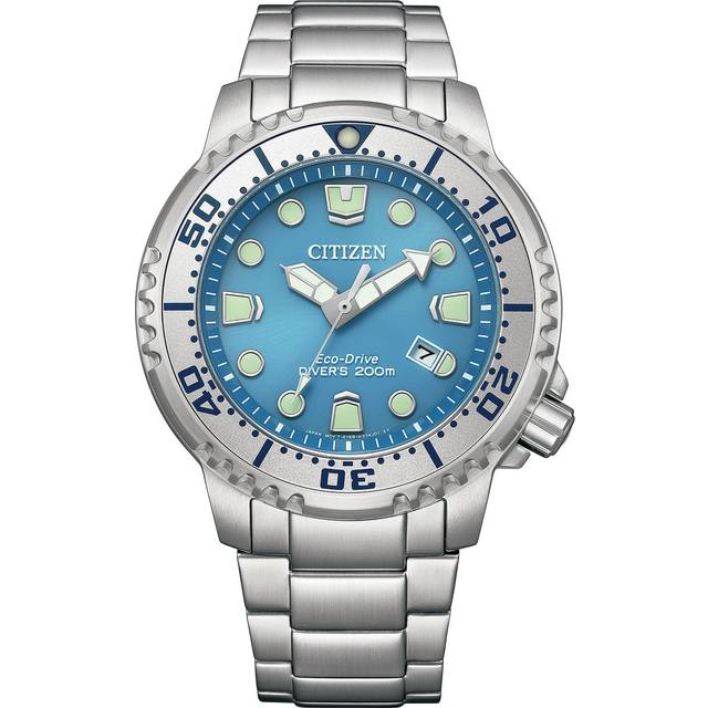 Citizen promaster dive light blue diver's eco-drive 200m men's watch bn0165-55l