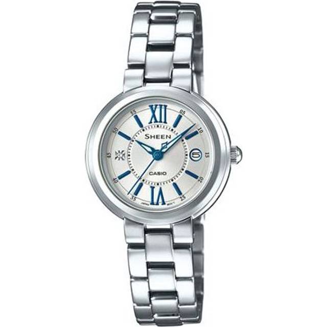 Casio Sheen Analog Watch 'Sapphire Crystal Silver' SHE-4528D-7AUPR - Free