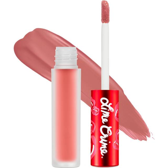 Lime Crime Velvetines Liquid Matte Lipstick  Bleached (Peachy Nude) - Bold  Long Lasting Shades & Lip Lining - Stellar Color & High Comfort for All-Da