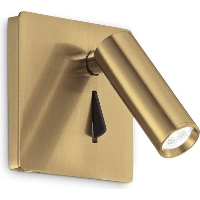 Ideal Lux - lite - Integrated led Indoor Reading Wall Lamp 1 Light Brass 3000K