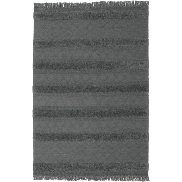 Kelim Berber Ibiza Matta - Mörkgrå 200x300