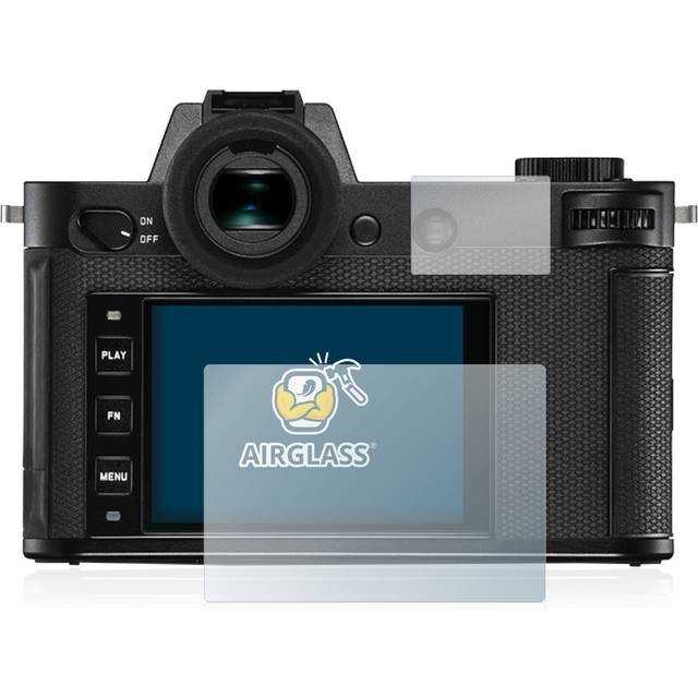 3x glass screen protector for fujifilm gfx100 ii (top plate display) protective