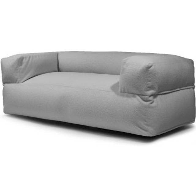 Soffa Moog Teddy OEKO-TEX ®sittsäck (Färg: White grey)