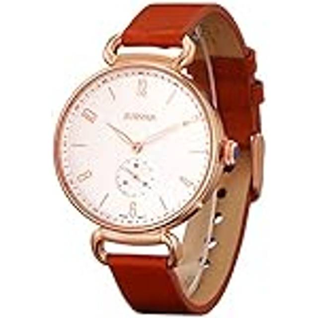 SURVAN WatchDesigner Womens Watch Swiss-Quartz Fashion Wrist Watch Sapphire Mirror Quartz Watch Stainless Steel Case Watches for Women