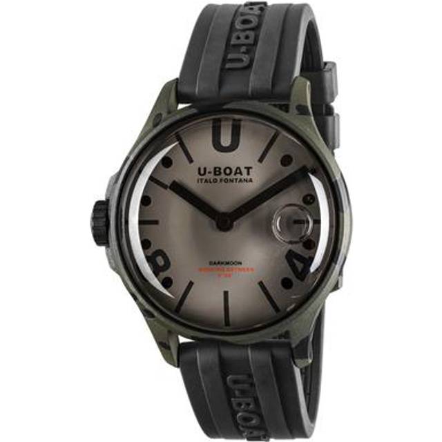 U-Boat 9550 Darkmoon Grey Camouflage Herrenuhr 44mm 5ATM