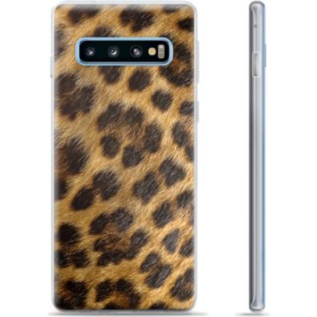 Samsung Galaxy S10+ TPU-Skal - Leopard