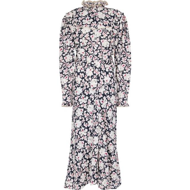 Isabel Marant Womens Darcy Dress in Black Cotton - Size Small