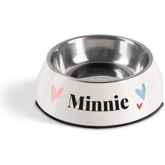 Personlig Hundmatskål - Vit - 160 ml