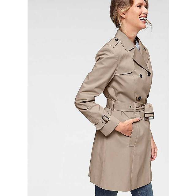 Aniston Classic Trench Coat - Beige