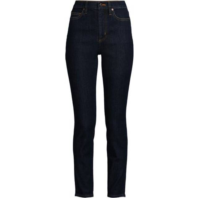 Petite Slim Leg Ankle Jeans, High Waisted - Dark Indigo - 14