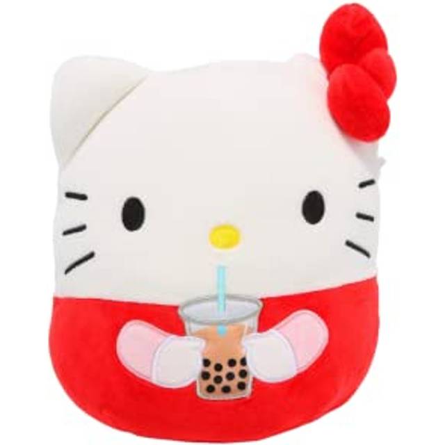 Squishmallow 8 Inch Hello Kitty Boba Plush Toy