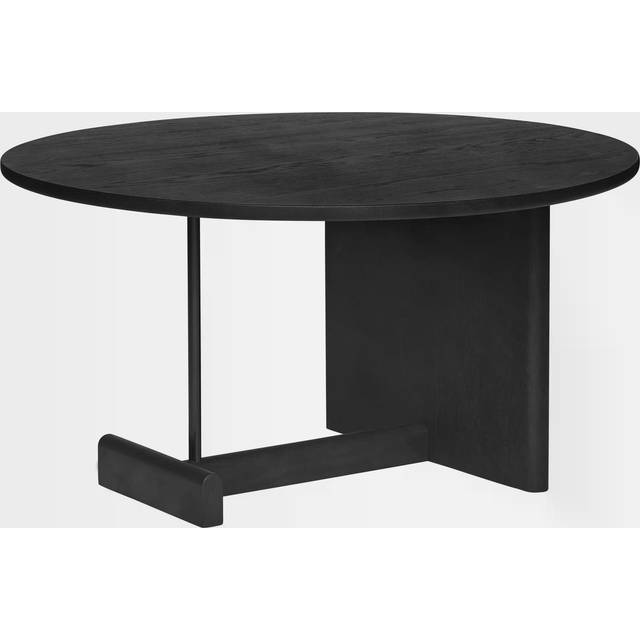 Fogia Koku Soffbord Runt H:42 Cm Svartbetsad - Soffbord utomhus Ek Svartbetsad Ek - P-0000034765