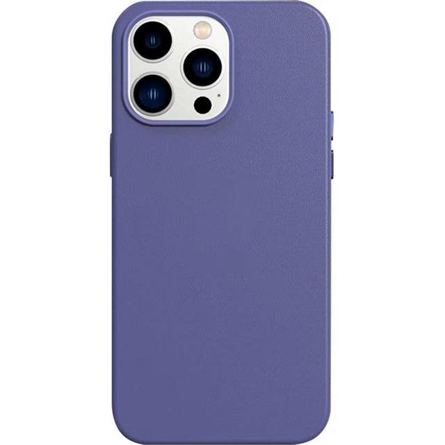 Boom iPhone 13 Pro Max Skal Magsafe Ãkta LÃ¤der - Lila