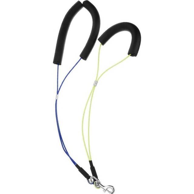 (Yellow Blue) Pet Dog Cat Grooming Table Arm Wire Rope Cable Restraint Holder Noose Harness Tool