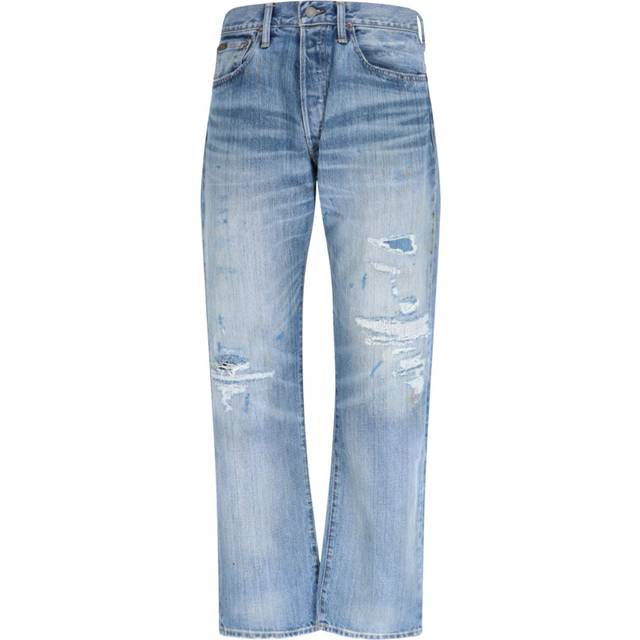 Polo Ralph Lauren Destroyed Details Jeans - Light Blue - 34