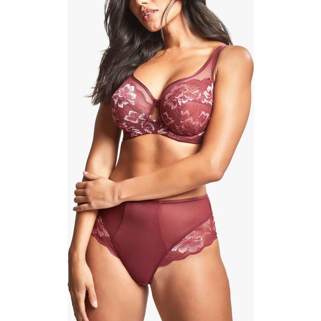 Panache Lingerie Womens 10634 Sabrina High Waist Brazilian Brief - Red - Size 8 UK