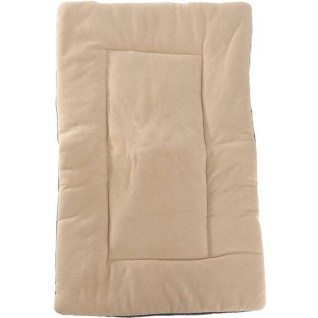(Beige, XL) Pet Dog Crate Warm Cage Kennel Bed Mat Soft Cozy Cushion