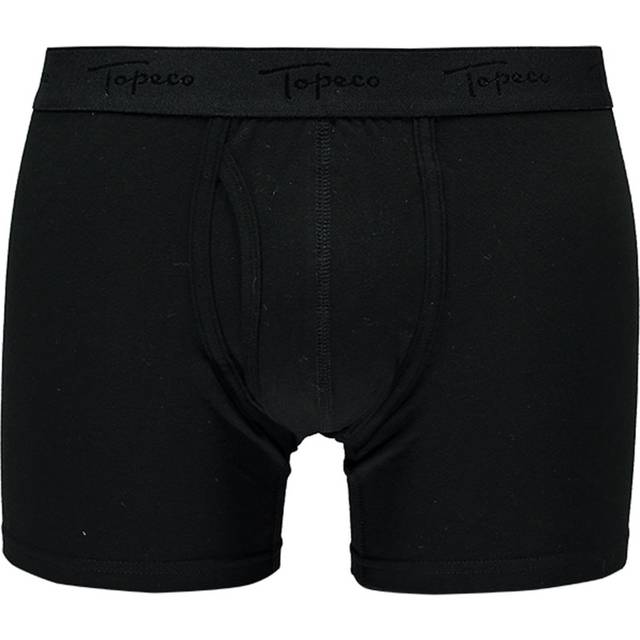 Topeco Boxerkalsong Regular med Gylf Svart S