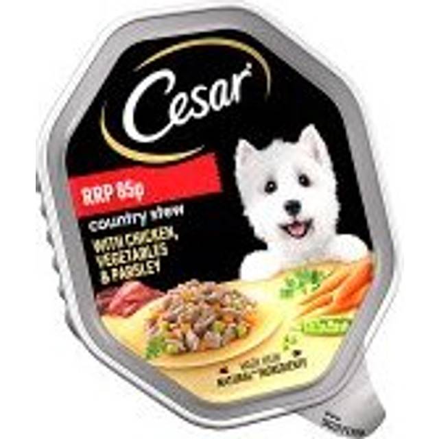 Cesar Country Kitchen Dog Food Tray Chicken & Veg in Gravy 150g (Pack of 14)