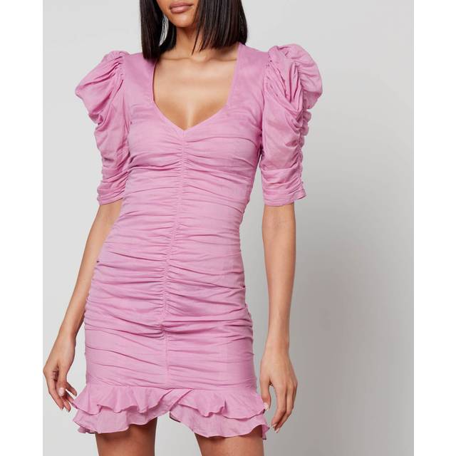 Marant Etoile Sireny Cotton Mini Dress - FR 36/UK 8 - Purple
