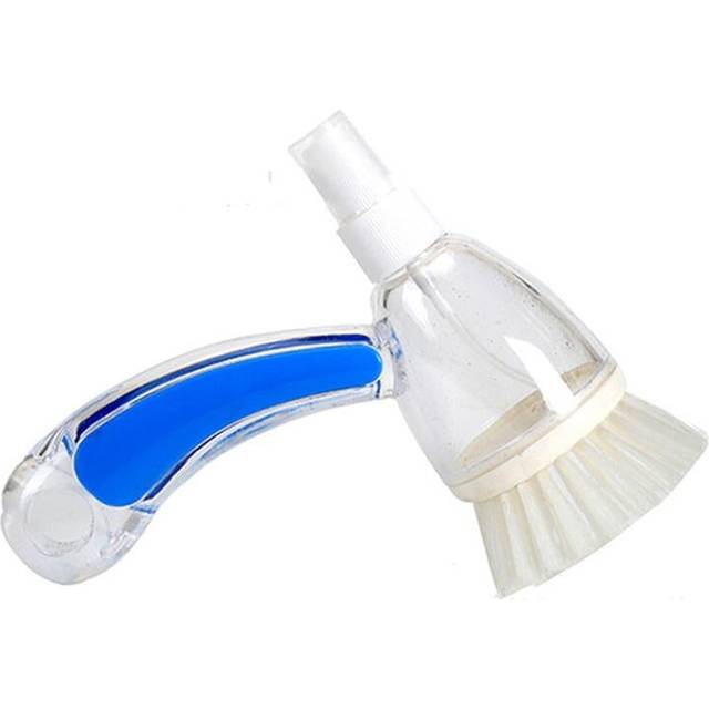 (Blue) Pet Brush Dog Bath Brush Cat Dog Massage Household Brush Cleaning Supplies Bath Tools