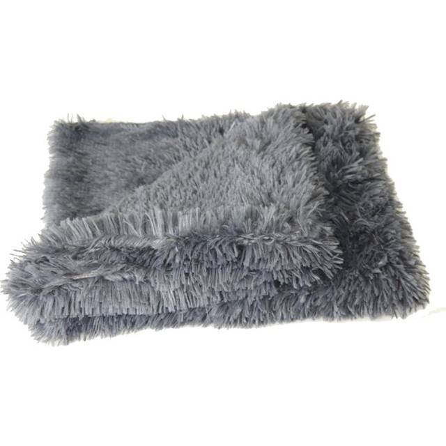 (56x36CM, Dark Grey) Soft Pet Dog Blanket Cat Bed Fluffy