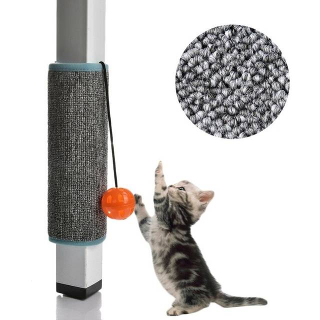 (carpet) Cat Scratcher Kitten Mat Cat Scratch Board Climbing Tree Chair Table Furniture Protector Pet Toys