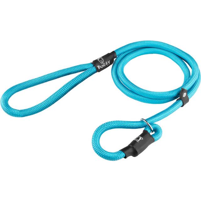 (Light Blue, X-Large - 12mm) Nylon Slip Rope Dog Puppy Lead Leash Anti Pull