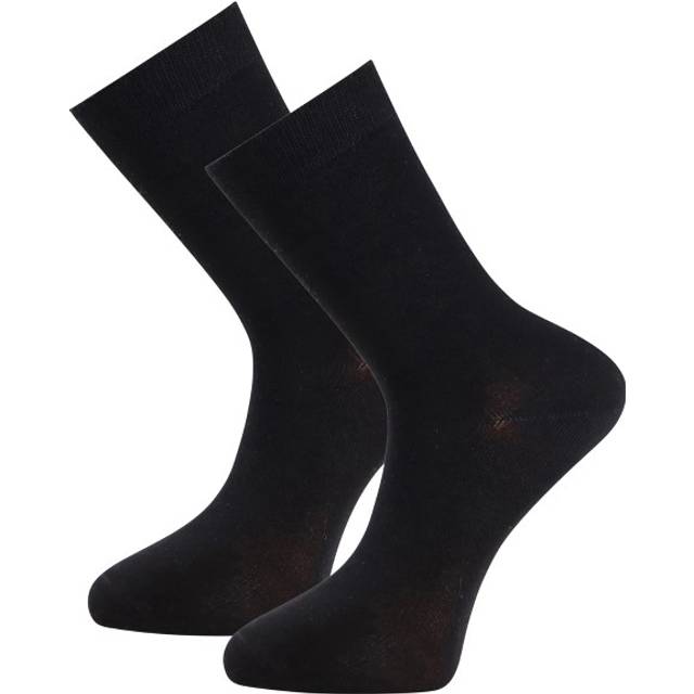 Trofe Bamboo Socks 2-pack - Black - Strl 43/46