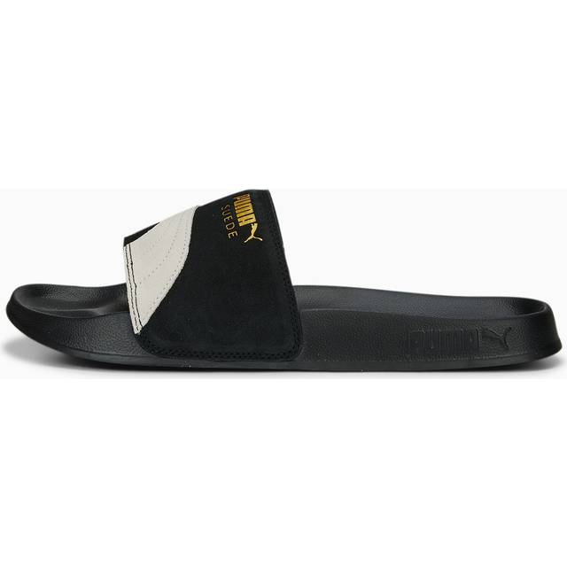 Puma Leadcat 2.0 Suede OG Slides, Black, Size 38, Shoes