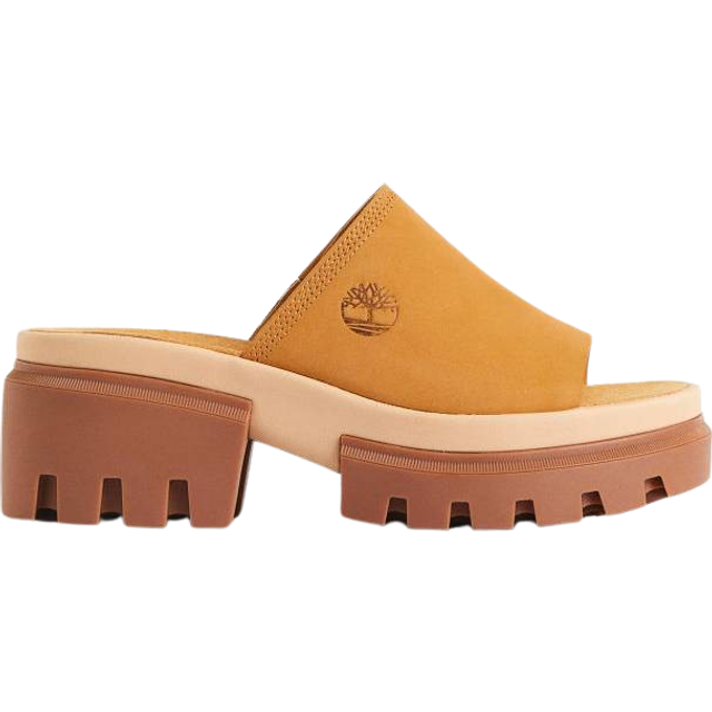Timberland, Heeled Mules, female, Brown, 7 UK, Casual Everleigh Sandal