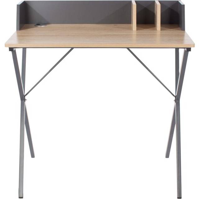 Home Office Oak Compact Desk Computer Table Study PC Laptop Writing Workstation