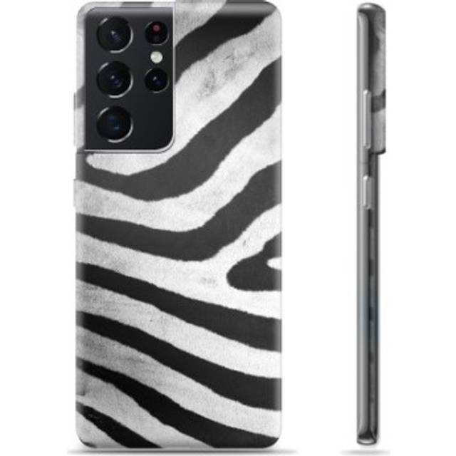 Samsung Galaxy S21 Ultra 5G TPU-Skal - Zebra