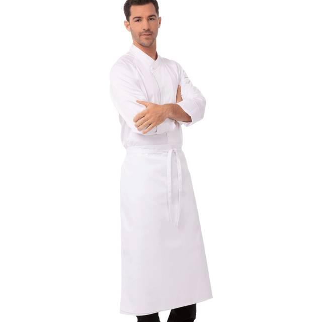 Chef Works Long Four Way Waist Apron White