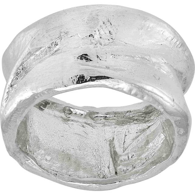 Silpada 'New Wave' Ring in Sterling Silver, Size 8 - White