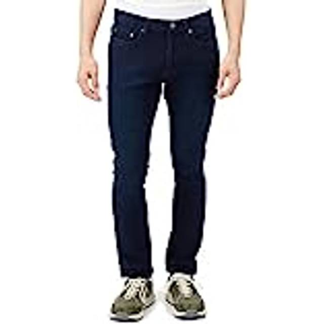 Amazon Essentials Skinny-Fit-jeans för män, Blå överfärg, 32W / 33L