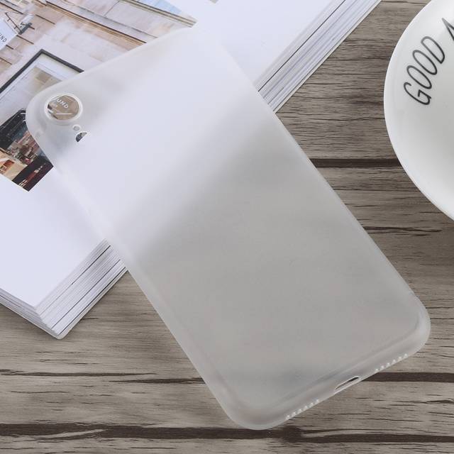 iPhone XR Skal Tunt TPU -  Transparent (Färg: Transparent)