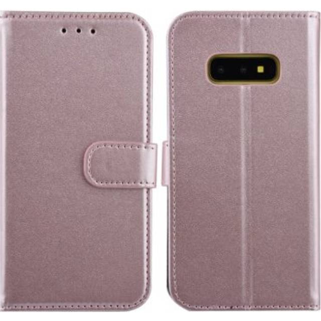 Samsung Galaxy S10E Plånboksfodral Roséfärgad med ställfunktion