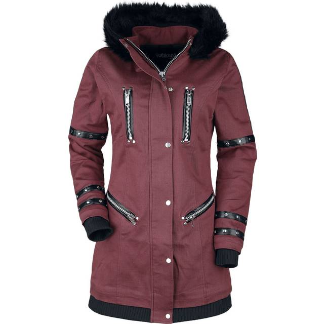 Gothicana by EMP Bloodsucker Winter Jacket black red - S
