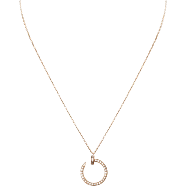 Cartier Rose Gold and Diamond Juste un Clou Necklace - One size