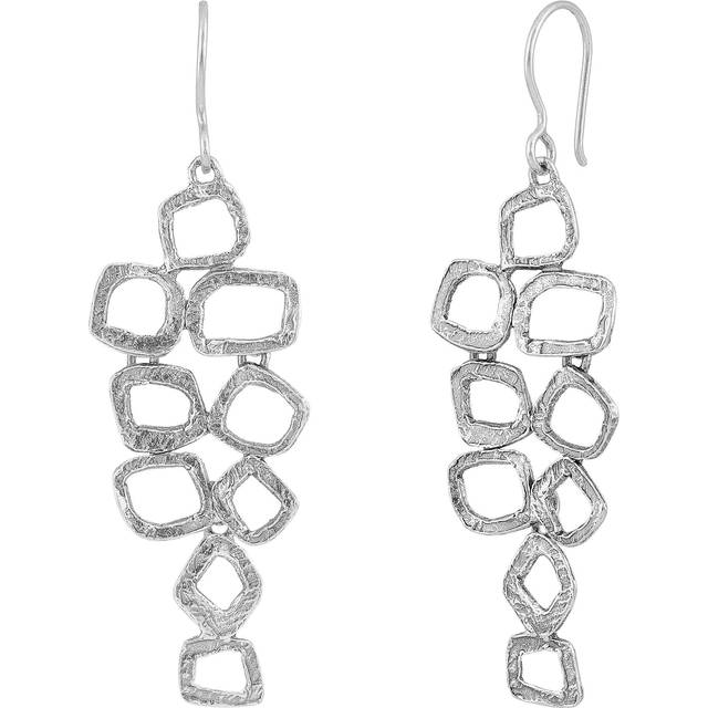 Silpada 'Manitou' Drop Earrings In Sterling Silver - White